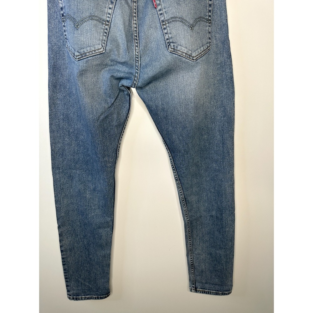 Levi's 512 Slim Taper Fit Jeans Mens 34x34 Blue Medium Wash Stretch Denim - Picture 10 of 14